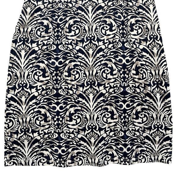 J. McLaughlin Catalina Cloth Dress Women's Size Large Front Keyhole Preppy - Picture 7 of 12